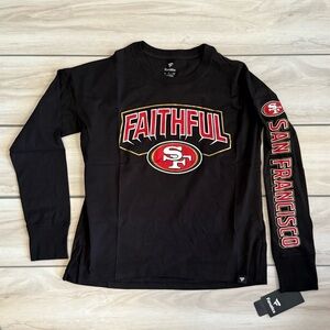 Fanatics San Francisco 49ers Graphic Tee Black Small NWT IN PACKAGE